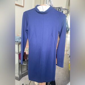 Babaton Blue Long-Sleeve Dress